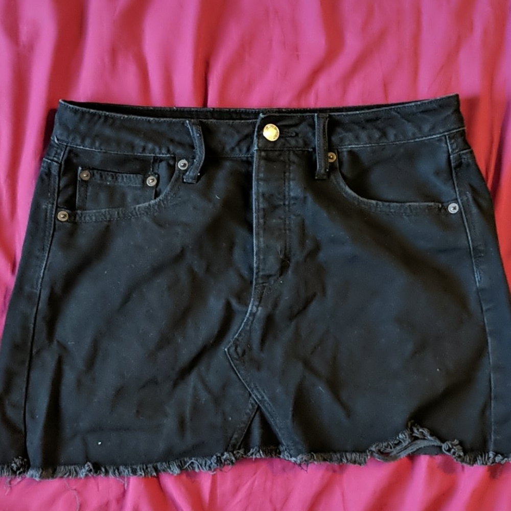 🎉MOVING SALE🎉 American eagle black denim skirt